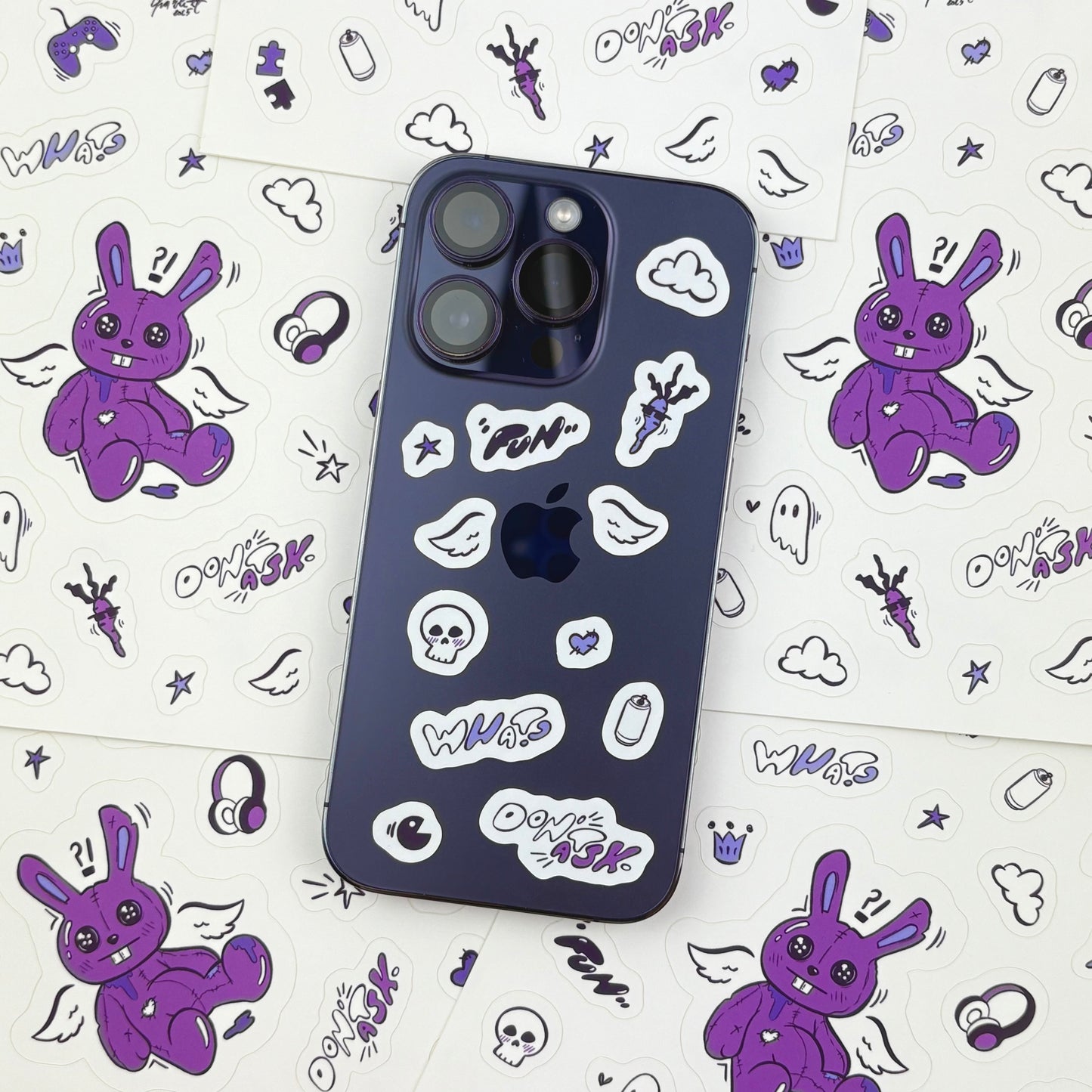 Bunny the Plushie Sticker Sheet