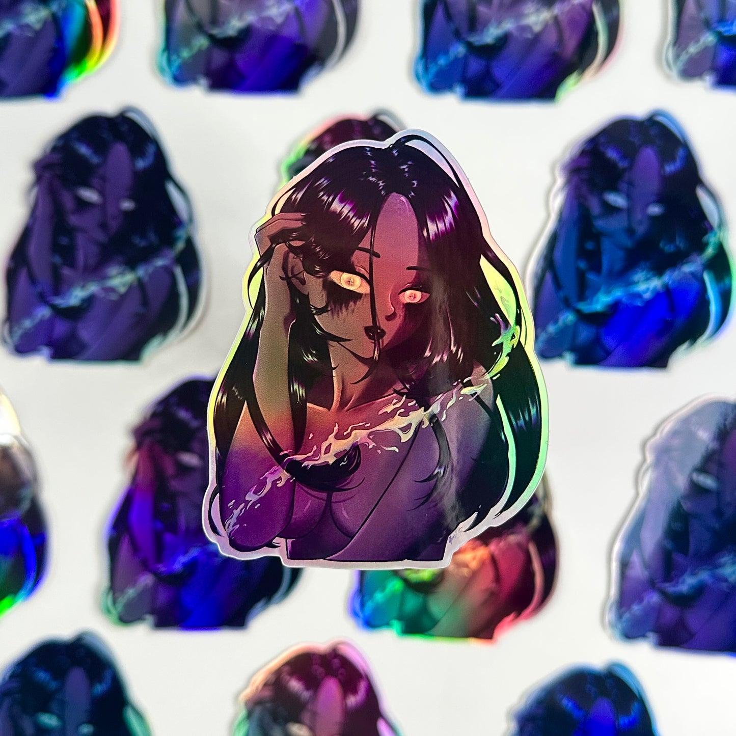 Rainbow Demon Sticker
