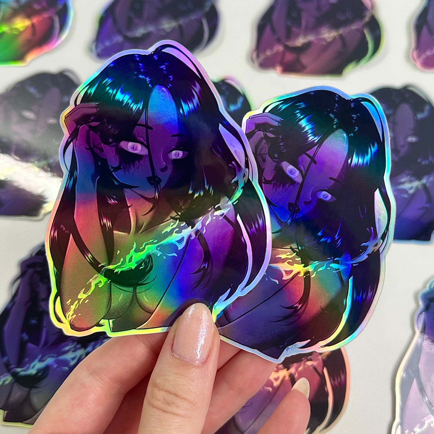Rainbow Demon Sticker