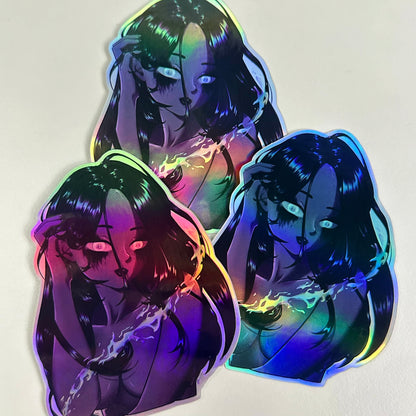 Rainbow Demon Sticker