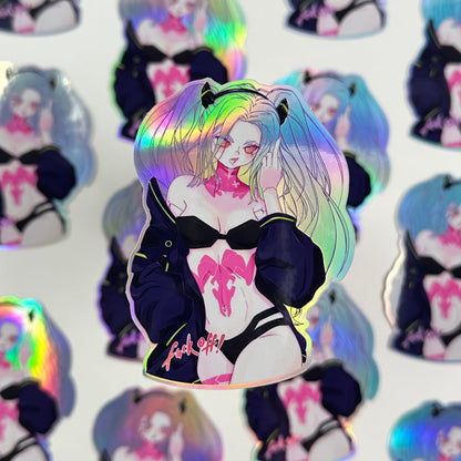 Edgerunners: Rebecca Sticker