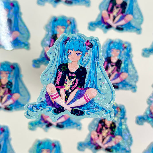 Cute Hatsune Miku Sticker