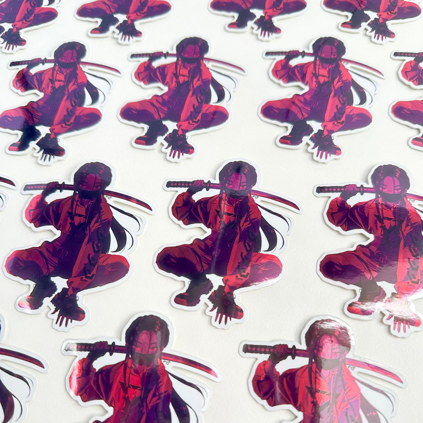 Cyber Samurai Sticker
