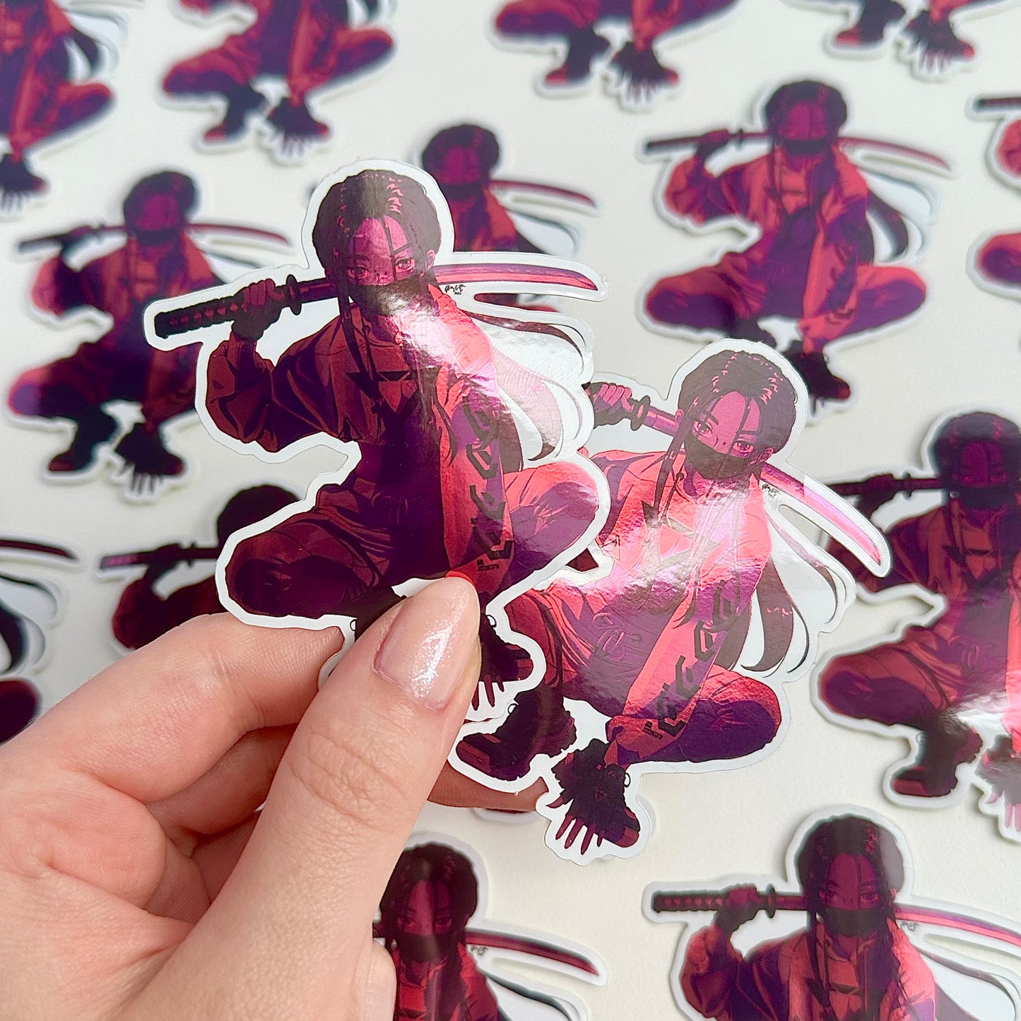 Cyber Samurai Sticker