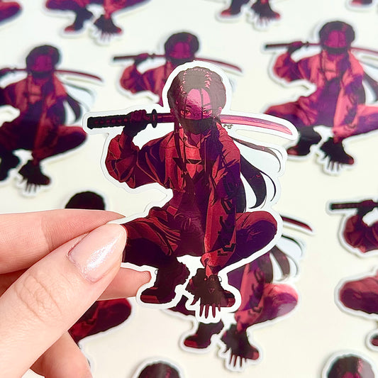 Cyber Samurai Sticker