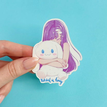 Cinnamoroll Hug Sticker