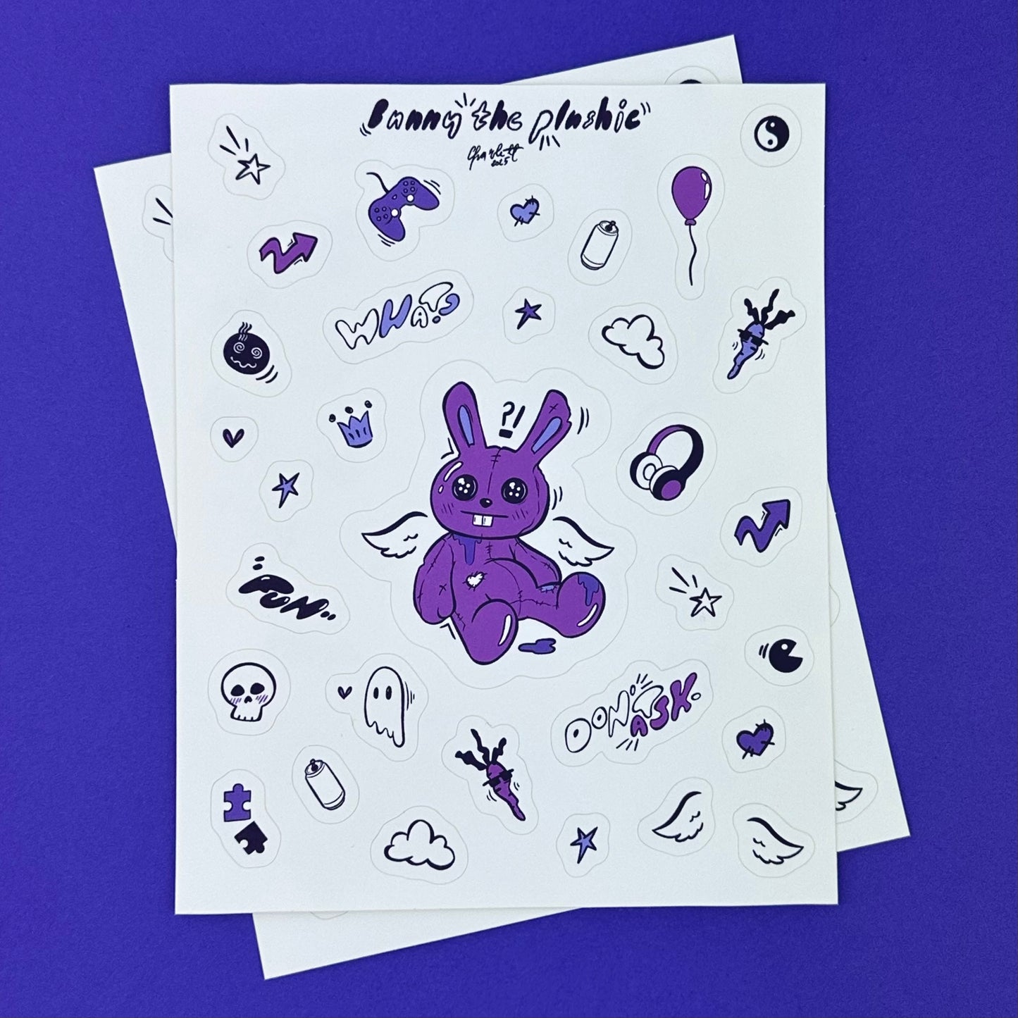 Bunny the Plushie Sticker Sheet