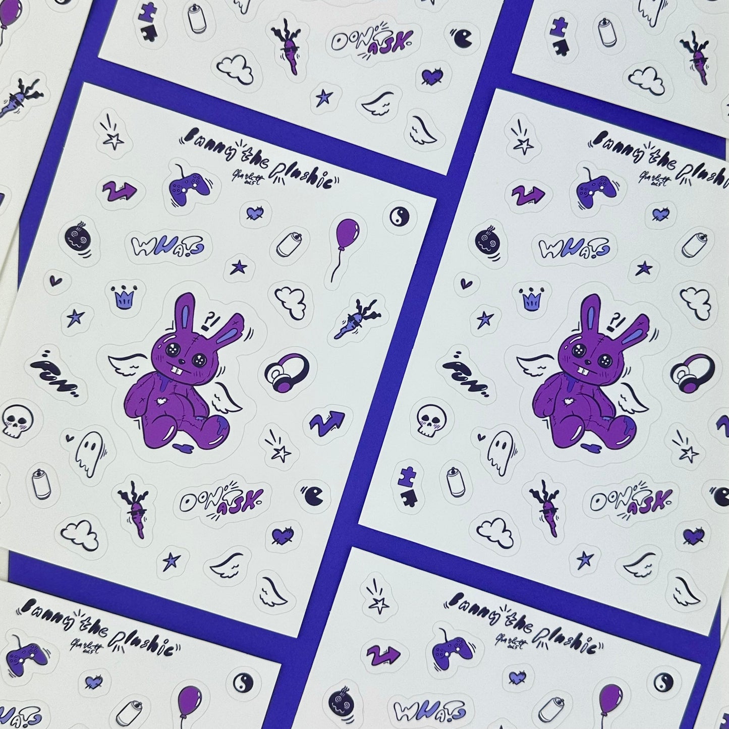 Bunny the Plushie Sticker Sheet