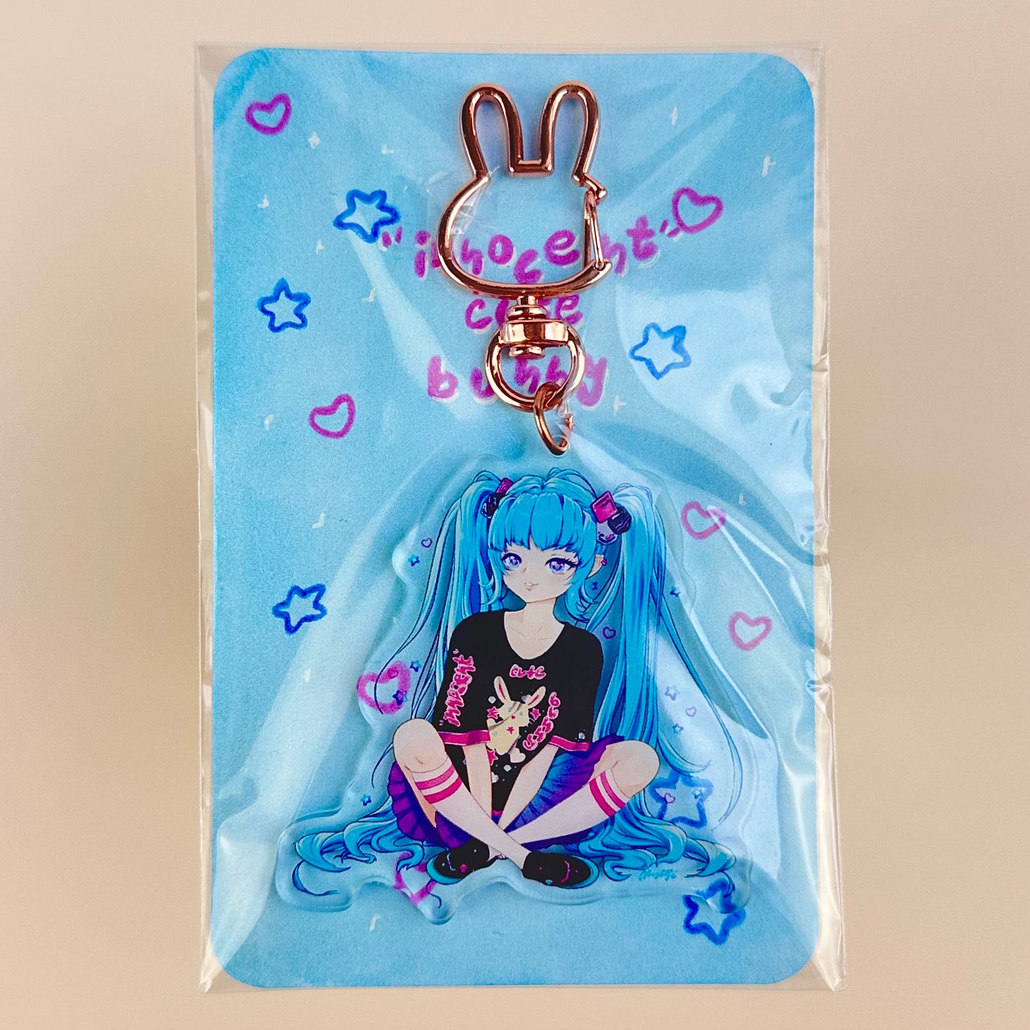 Cute Hatsune Miku Keychain