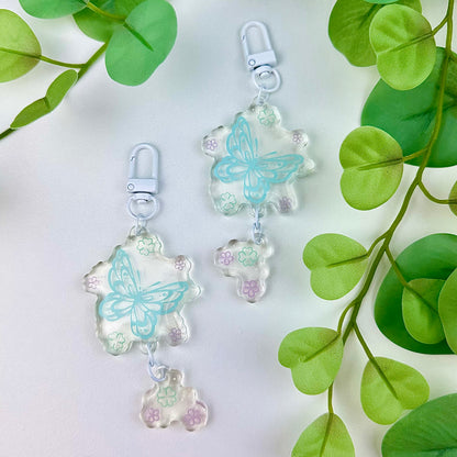 Dreamy Butterfly Double Keychain