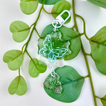 Dreamy Butterfly Double Keychain
