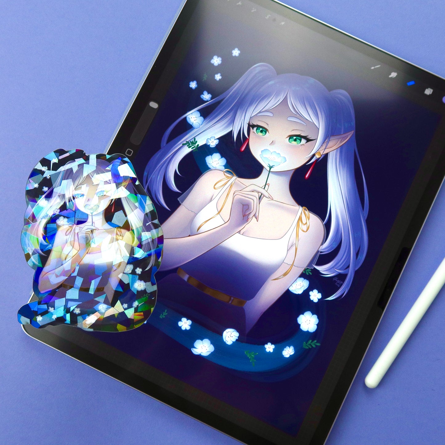 Frieren's Flowers of Reverie Sticker