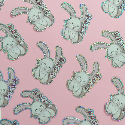 Kawaii Bunny Glitter Sticker