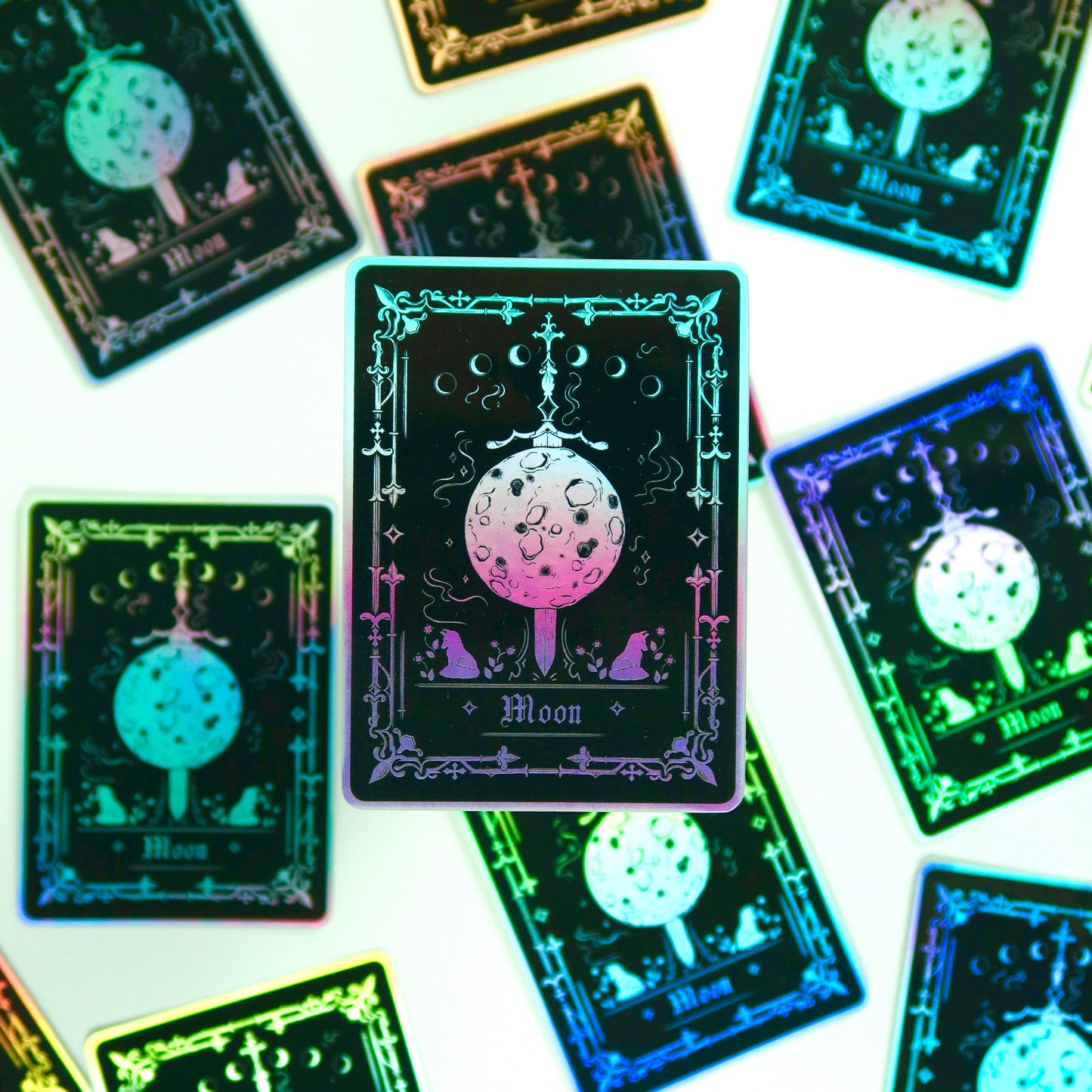 Tarot Card: Moon Sticker