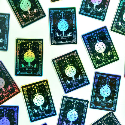 Tarot Card: Moon Sticker