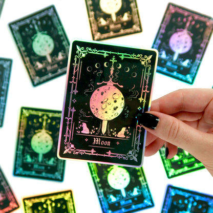 Tarot Card: Moon Sticker