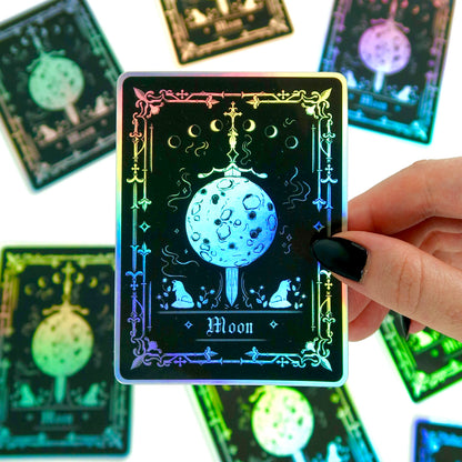 Tarot Card: Moon Sticker