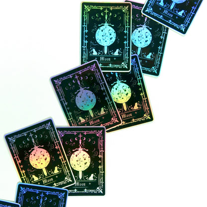 Tarot Card: Moon Sticker