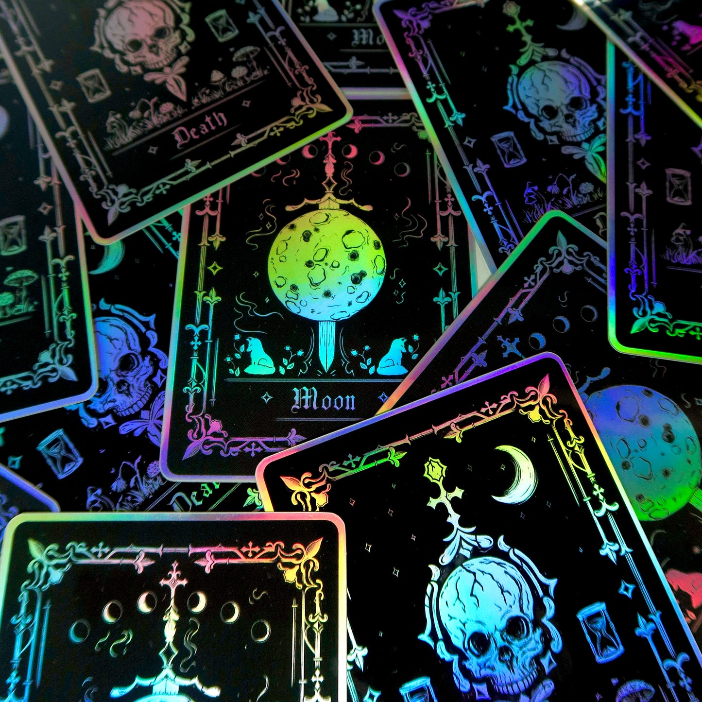Tarot Card: Moon Sticker