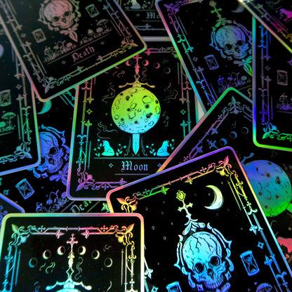 Tarot Card: Moon Sticker