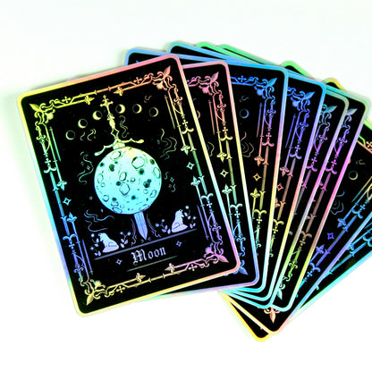 Tarot Card: Moon Sticker