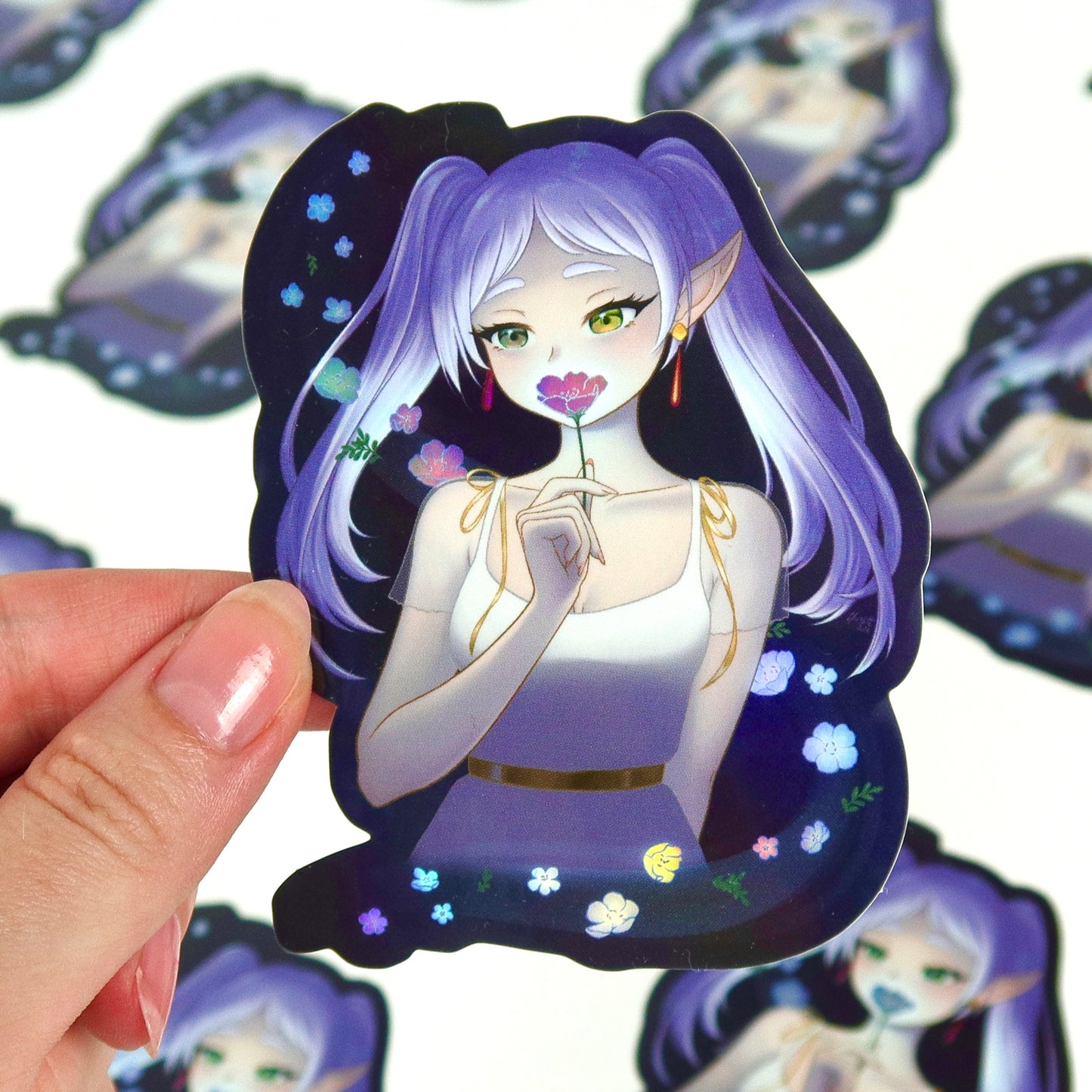 Frieren’s Flowers of Memory Sticker