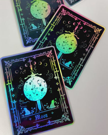 Tarot Card: Moon Sticker