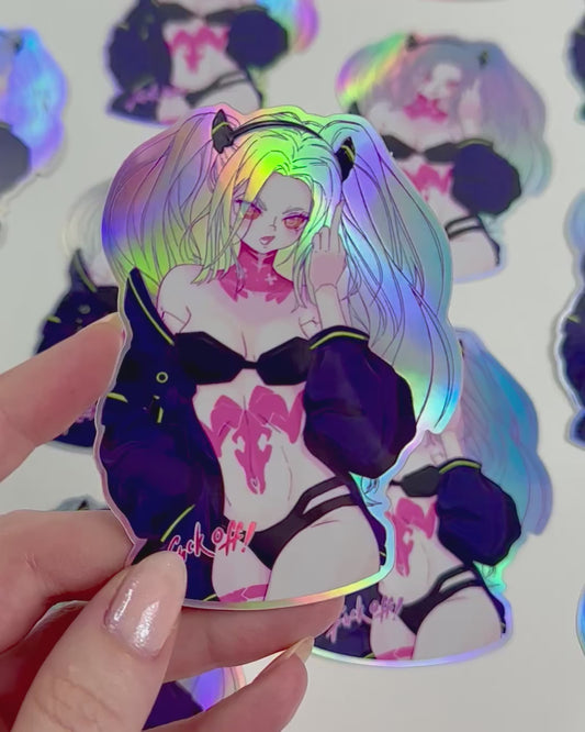 Edgerunners: Rebecca Sticker